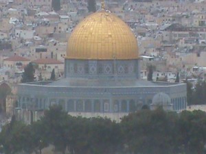 The Dome of the Rock, said to be the third holiest site in Islam. Even that designation distorts history. But only one conscious of Deity and of Jewish history understands this.